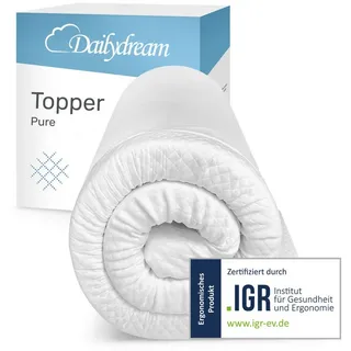 DAILYDREAM Matratzen Topper 140 x 200 cm weiß