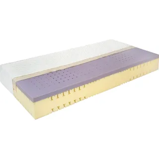 Betten-ABC Cosmo Pro, 7-Zonen Kaltschaummatratze mit integrierter Gelschaum-Auflage, Größe: 80 x 200 cm, Härtegrad: Medium (H3)