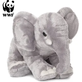 WWF Plüschtier Elefant (Rüssel runter, 18cm) lebensecht Kuscheltier Stofftier