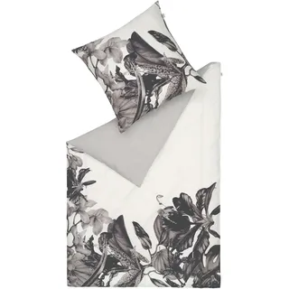 Schöner Wohnen Amalia floral Grau 135 x 200 cm + 2 x 80 x 80 cm