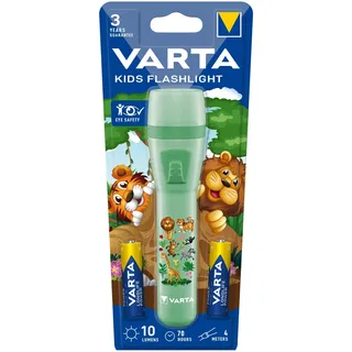 Varta Kids Flashlight 2AA mit Batt. Taschenlampe batteriebetrieben 70h