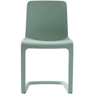 Vitra Freischwinger Evo-C grün, Designer Jasper Morrison, 46.5x81.5x51 cm