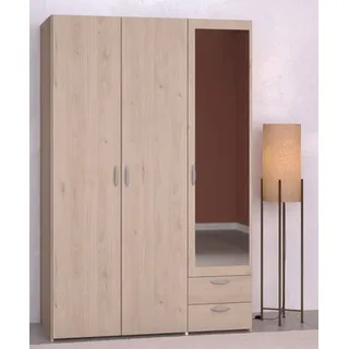 Parisot Drehtürenschrank Daily 120 x 185 x 51 cm Braun