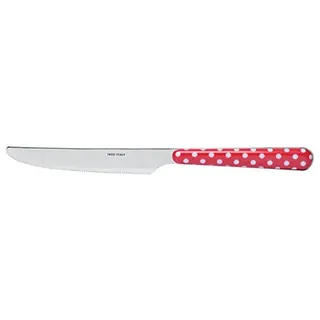 Excèlsa Bolero Messer, 1,8 mm dick, Edelstahl, Rot, Tupfen