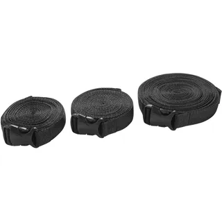 Walser Spanngurte Set für Autoplanen 3 Stück schwarz