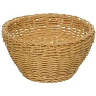 APS-Germany Flechtkorb PROFI LINE rund 20 x 20 x 8 cm braun
