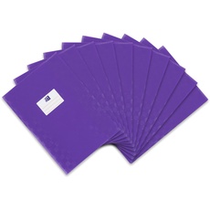 Oxford Heftumschlag A4, Bast, mit Beschriftungsetikett, violett, 10 Stück