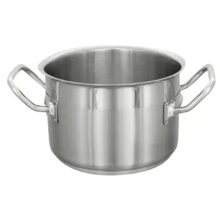 SCHNEIDER Fleischtopf, Edelstahl, Topf aus Edelstahl CNS 18/10 in absoluter Profi-Qualität, Volumen: 2,0 l, Höhe: 110 mm, Ø 160 mm