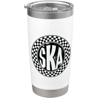 Ska-Musik Doppelwandiger Edelstahl-Thermobecher