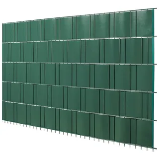 Floraworld Sichtschutzstreifen 205 x 24 cm Grün PVC