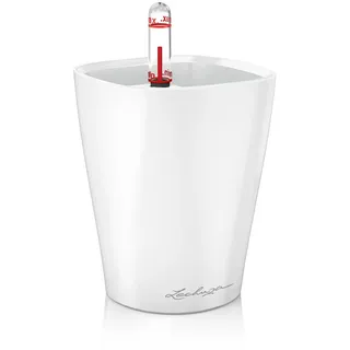 LECHUZA Mini-Deltini Ø 10 x 13 cm Weiß Hochglanz