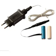 Bild von Batterie Adapter AA 2X, 3V Netzteil AA Batterie Ersatz für 2 Stück AA Batterien, Dummy Batterie auf 230V mit 1,8m Kabel, Batterie Eliminator für Batteriebetriebene Dekoration 578317