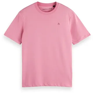 Scotch & Soda Herren Regular Fit Essential Logo T-Shirt, Poetry Pink 7451, XL EU