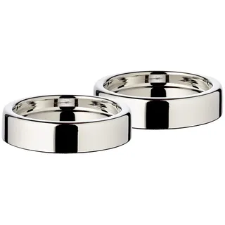 Edzard Kerzenteller Sanremo vernickelt Silber