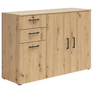 mömax Kommode Multistauraum 120 x 83 x 40 cm Eiche Artisan