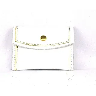 Adriatica Pelletteria Zeitschriftensammler mit Messingösen, Profil aus Gold, 8,5 x 6 cm, Weiß, 20 Stück