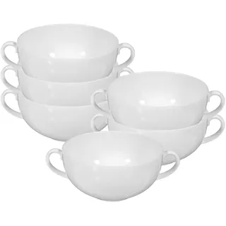 SELTMANN WEIDEN Rondo/Liane Suppenteller 0,36 l 6er Set weiß