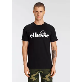 Ellesse T-Shirt "H T-SHIRT" mit Rundhalsausschnitt, Kurzarm-Design, schwarz