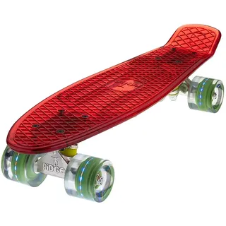 Ridge Skateboard Blaze Mini Cruiser , rot/multi, 55 cm
