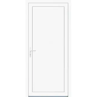 Panto Nebeneingangstür K500 Weiß 88 cm x 198 cm DIN L