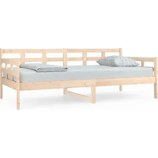 vidaXL Tagesbett Massivholz Kiefer 90x190 cm - Braun