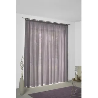 Vorhang WIRTH "Sunday" Gr. 1, lila, B:141cm H:145cm, Jacquard, Baumwolle, Polyester, Gardinen, Vorhang, nach Maß