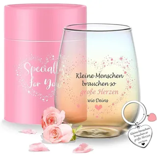 Weinglas ohne Stiel mit Gravur 480 ml personalisiert als Lehrergeschenk