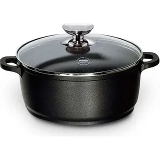 Berndes Vario Click Kochtopf mit Glasdeckel 16 cm - Schwarz
