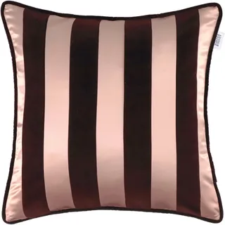 Dekokissen "Avenue", lila (lila, gestreift), B:45cm H:0,5cm L:45cm, Polyester, SCHÖNER WOHNEN-KOLLEKTION, Dekokissen_Sitzkissen_Kissenhüllen, Dekokissen