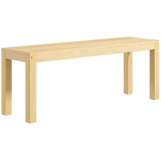 Homcom Sitzbank Holzbank Natur 120 x 33 x 45 cm