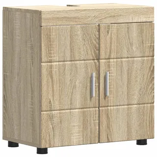 vidaXL Badezimmerschrank-Set TULUM Sonoma-Eiche 60 x 34 x 63 cm - Braun