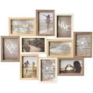 Nielsen Collagen-Bilderrahmen, Mehrfarbig, Holzwerkstoff, 56x45 cm, FSC Mix, Bilder und Zubehör, Bilderrahmen, Bilderrahmen-Collagen
