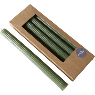 Boltze Stabkerze Classic 25 cm grün
