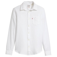 Levi's Herren Sunset 1-Pocket Standard Hemd,Bright White,L