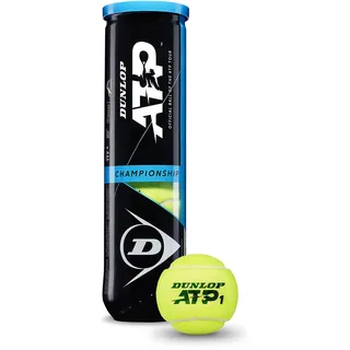 Dunlop Tennisball ATP Championship – für Sand, Hartplatz & Rasen (1x4er Dose)