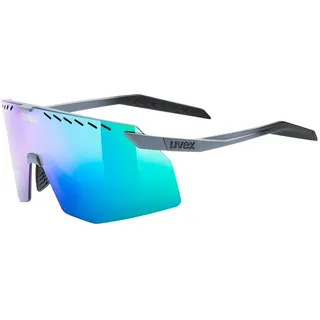 Uvex Pace Stage Sonnenbrille - grey matt Mirror Green/CAT3