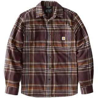 CARHARTT Rugged Flex Flannel Plaid, Hemd, lila, Größe XL