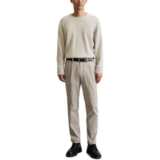 Marc OߴPolo Herren Strickpullover aus Bio-Baumwolle mit Piqué-Struktur, Grau (Misty Grey), M