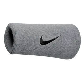 Nike Unisex Swoosh Doublewide Schwei b nder, matte silver/black, 1size EU