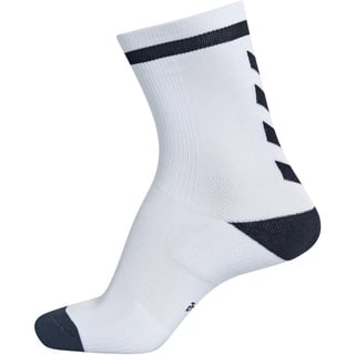 hummel Elite Indoor Low Socken, White/Black, 46 EU