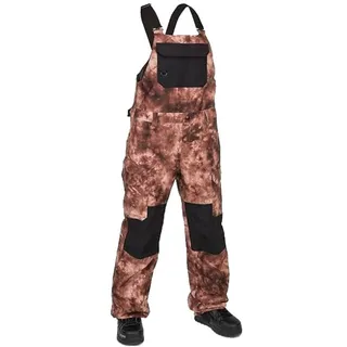 Volcom Schneehose Creston 3D Stretch Latzhose camo - L