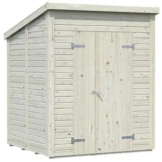 Leif Gerätehaus 183 x 170 cm Transparent Tauchgrundiert