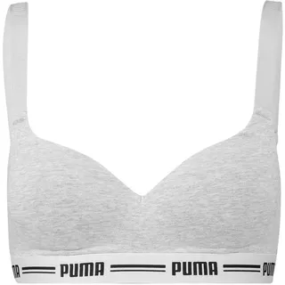 Puma Padded Bra Damen grey melange S