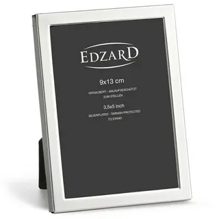 Edzard Bilderrahmen Bergamo (9x13 cm, edel versilbert, anlaufgeschützt, 2 Aufhänger
