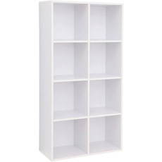 Bild Bücherregal weiß 65,5 x 30,0 x 129,5 cm