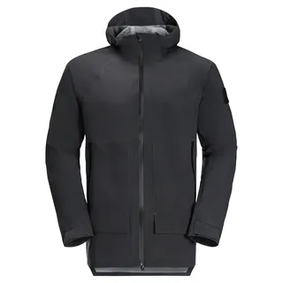 Funktionsparka JACK WOLFSKIN "GOLDGEWANN PARKA M", Herren, Gr. XXXL (60), grau (phantom), OBERSTOFF: 100% POLYESTER. Futter: 90% POLYAMID. 10% ELASTHAN, Jacken Funktionsparka