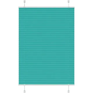 Best Möbel Plissee Petrolgrün 85x150 cm Stoffbreite 84,4 cm Polyester - Rollos CL3760216 1parcel - Grün