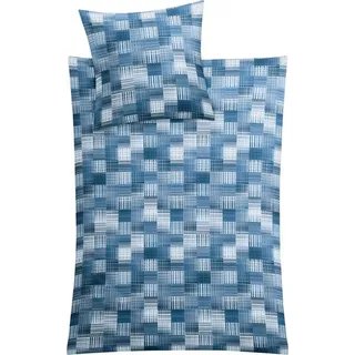 KLEINE WOLKE Dany Karodesign Blau 135 x 200 cm + 80 x 80 cm