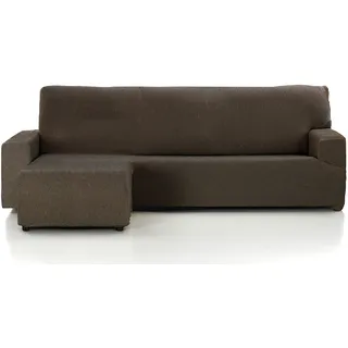 Martina Home Indiana Überzug für Chaiselongue, Materialzusammensetzung: 50% Polyester, 45% Baumwolle, 5% Elastan. Qualität: Jacquard, Kaffeebraun, 1 cm cm