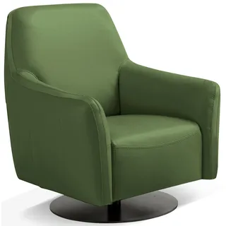 Egoitaliano Sessel »Felicity Drehsessel mit Wippfunktion, kompakt und bequem, Loungesessel« Solitärsessel drehbar mit Wipp-Funktion, grün